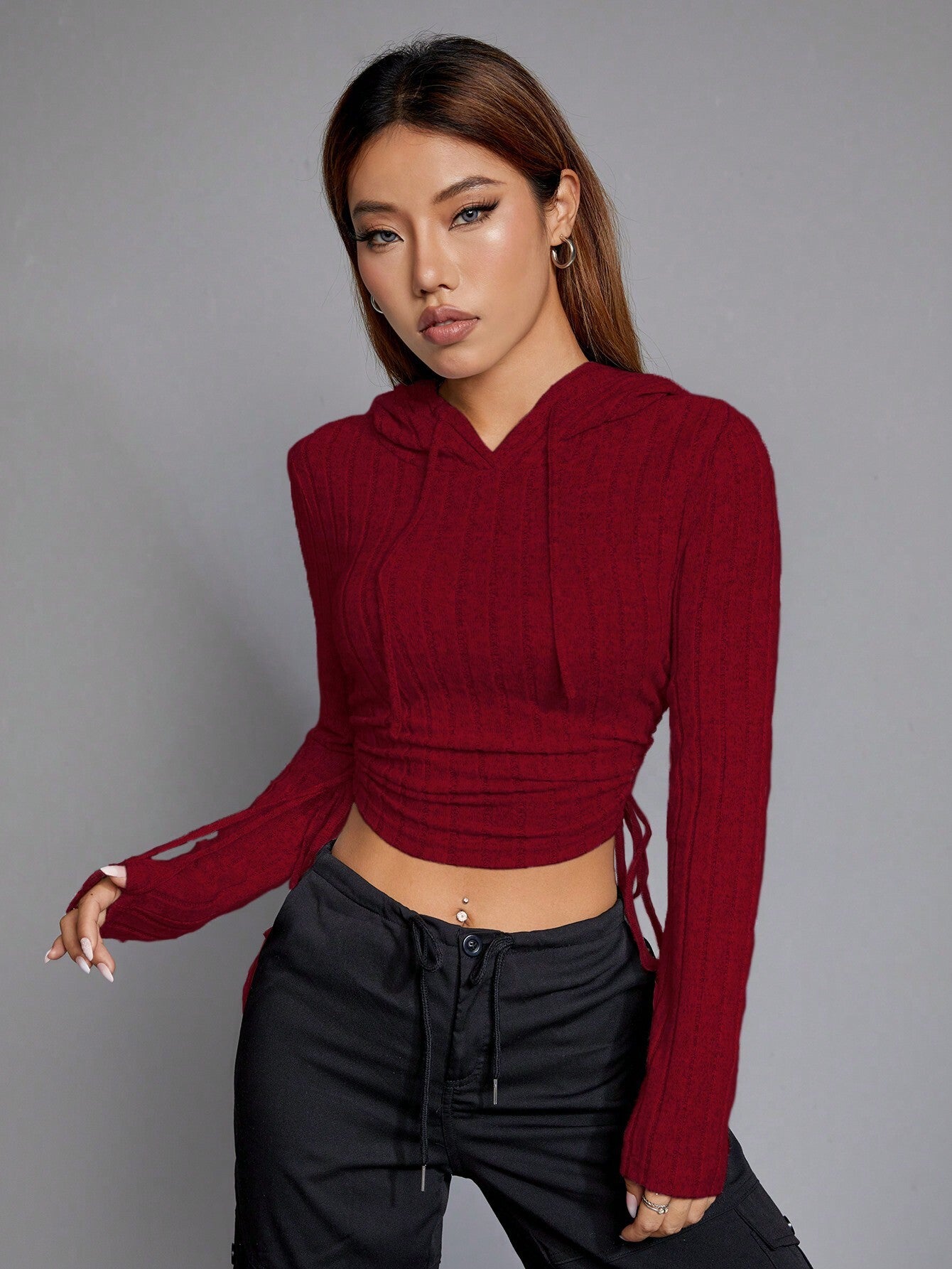 Geneviève Red Short Hood
