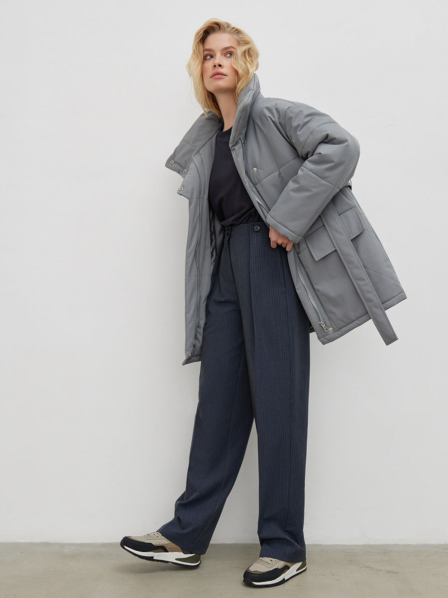 Evara Mid Length Cotton Padded Coat