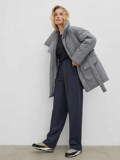 Evara Mid Length Cotton Padded Coat