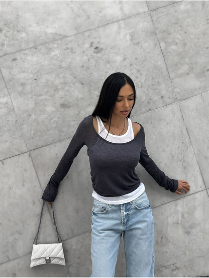 Corinne Two Piece Long Sleeved T shirt