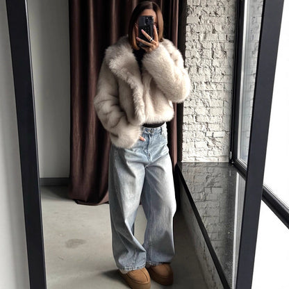 Solennea Faux Fur Jacket