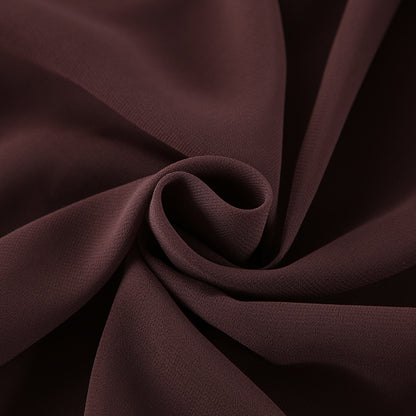 Snowelle Brown Chiffon Loose Blouse