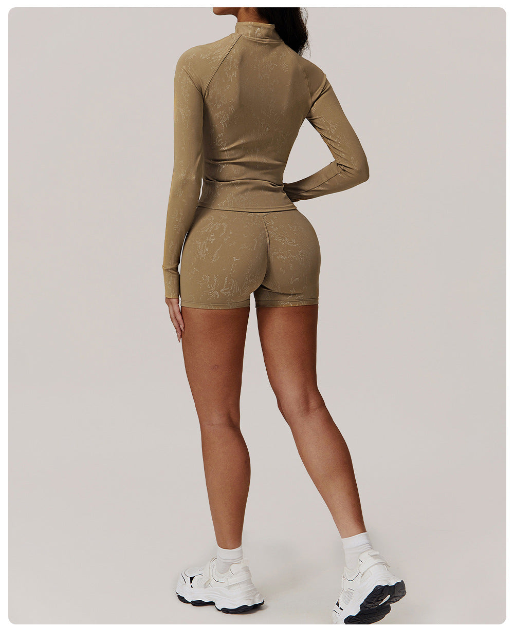 Cerisse Silver Quick Drying Running Jacket