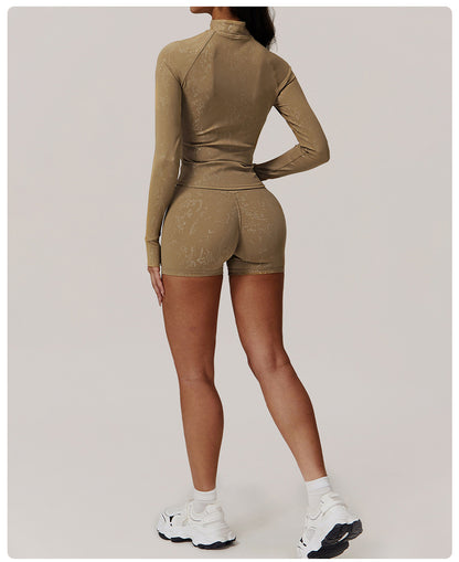 Cerisse Silver Quick Drying Running Jacket