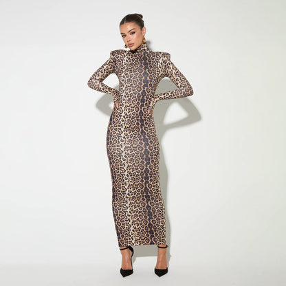 Gisella Leopard Dress