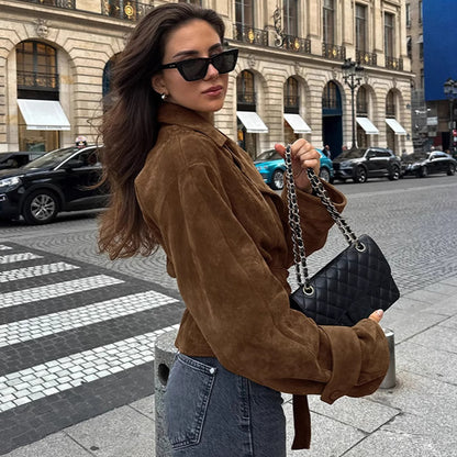 Orielle French Suede Coat