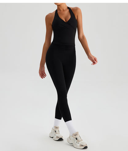 Margot V neck Yoga Top