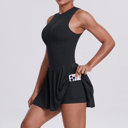Zipped Tennis Dress