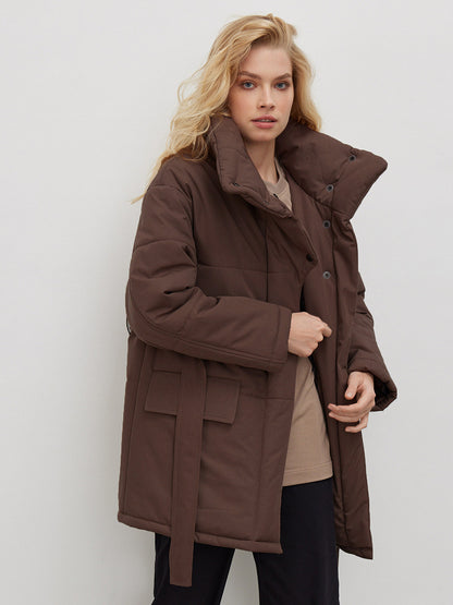Evara Mid Length Cotton Padded Coat