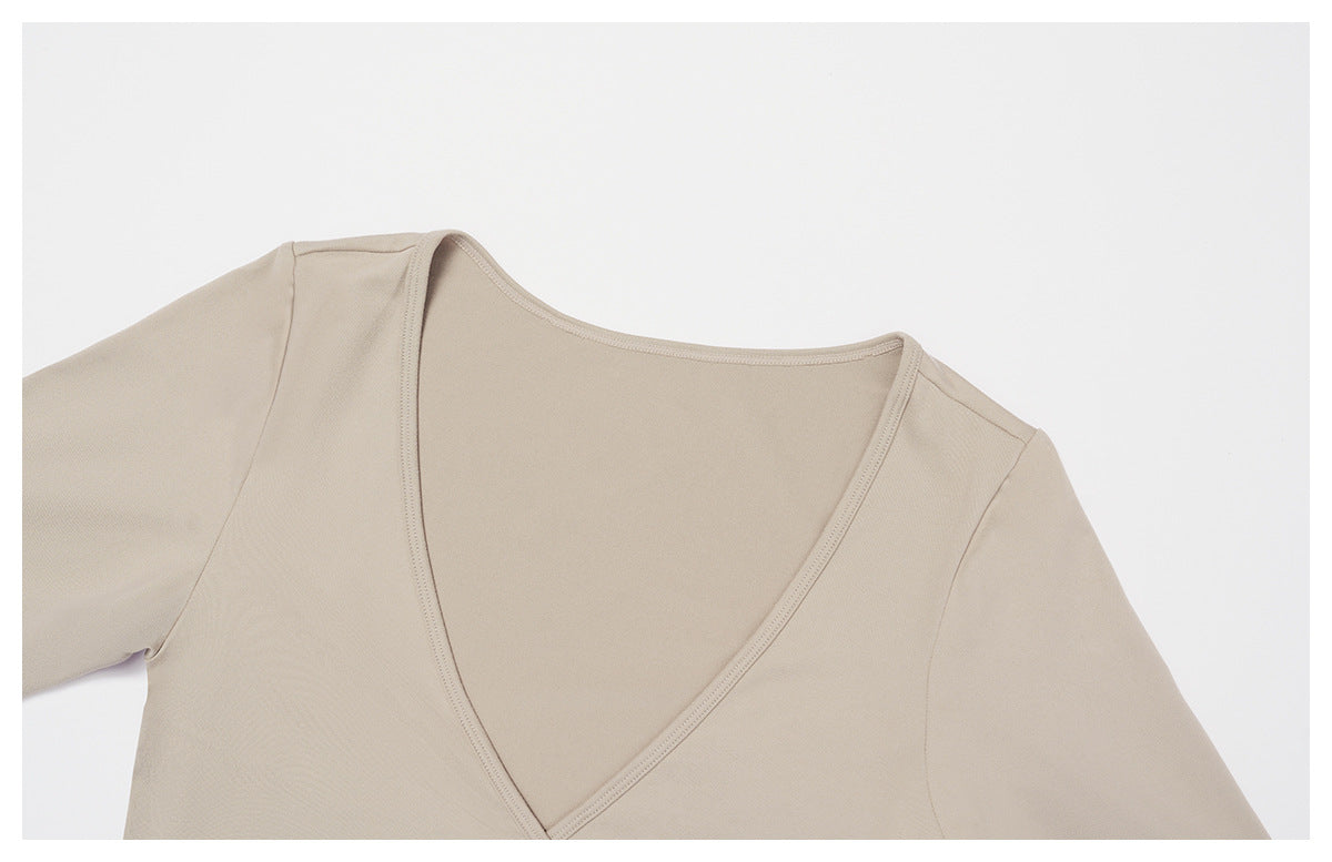 Coralieva Yoga Crossed Top