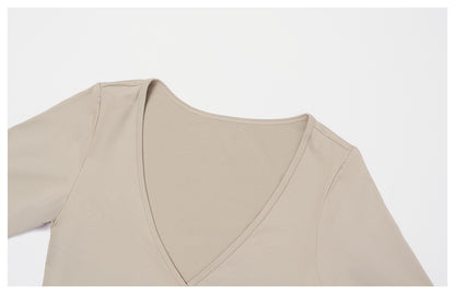 Coralieva Yoga Crossed Top