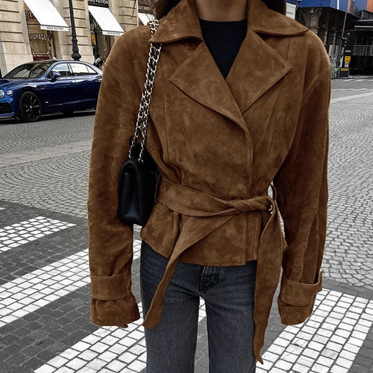Orielle French Suede Coat