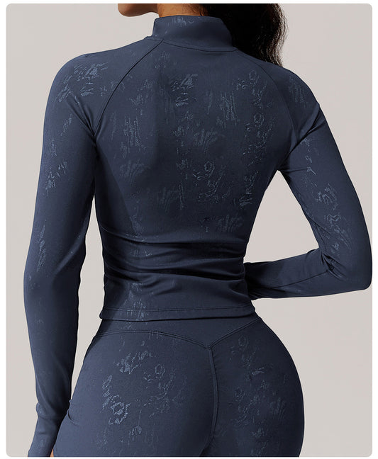 Cerisse Silver Quick Drying Running Jacket