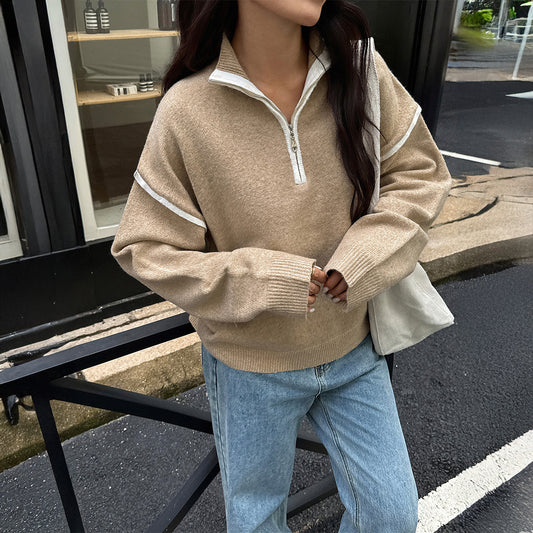 Orel Zipper Sweater
