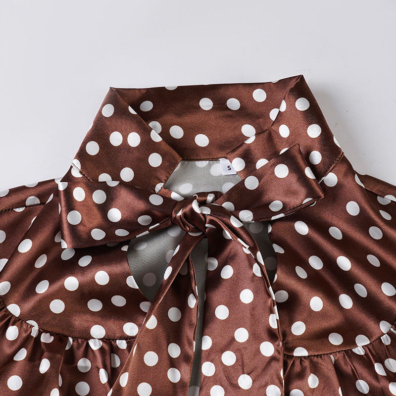 Lysel Elegance Polka Dot Blouse