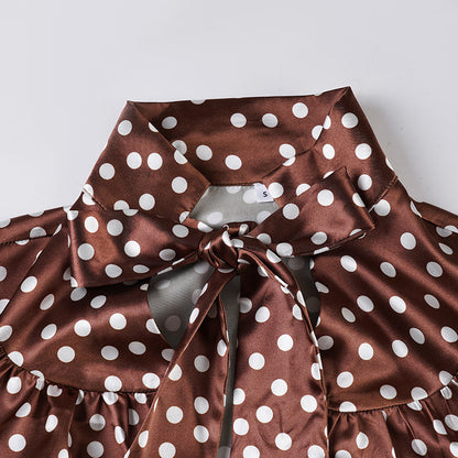 Lysel Elegance Polka Dot Blouse