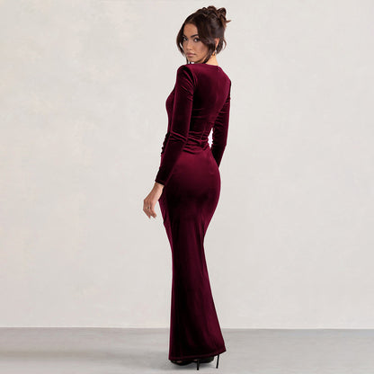 Aureline Velvet Dress