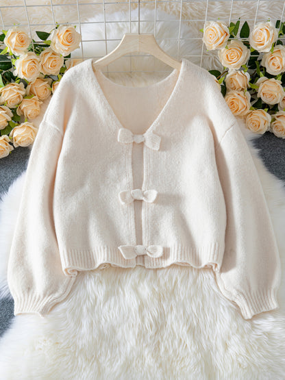 Renée Bow Tie Sweater