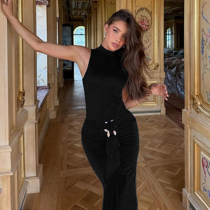 Anaïs Metal Button Dress