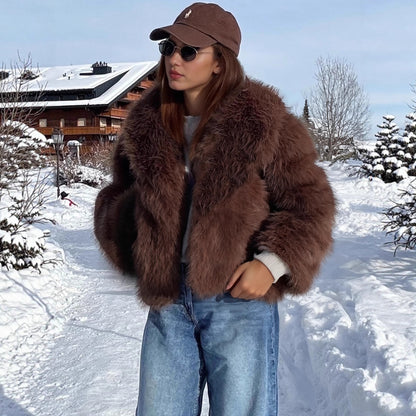 Aerin Faux Fur Overcoat