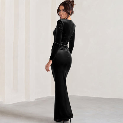 Aureline Velvet Dress