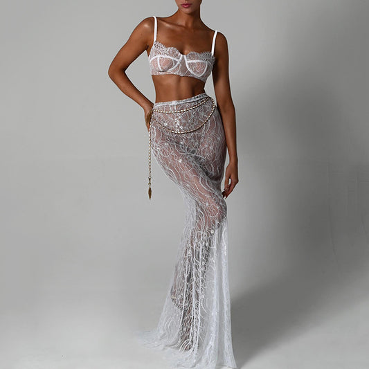 Sylvaine Two Piece Set Sexy Evening Dress