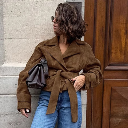 Orielle French Suede Coat