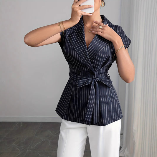 Theodora Short Sleeve Blazer