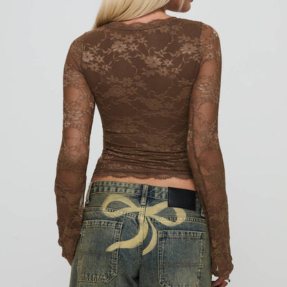 Zayla See through Lace Top