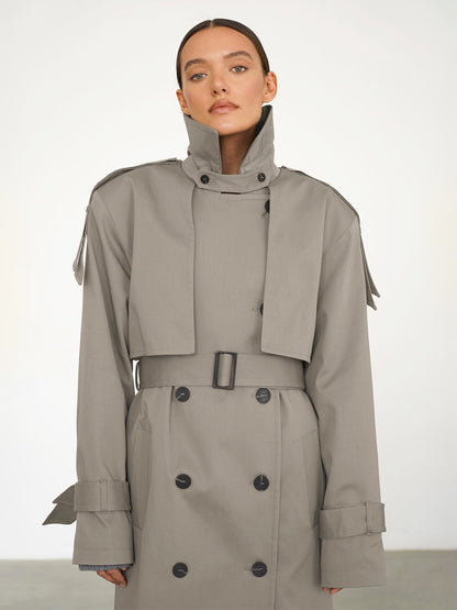 Elyseum Maxi Trench Coat