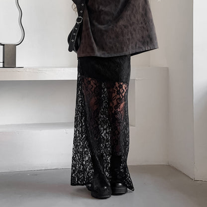 Gardenya Lace See through Skirt