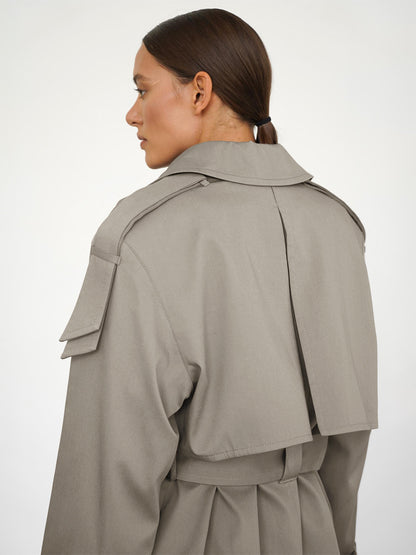 Elyseum Maxi Trench Coat