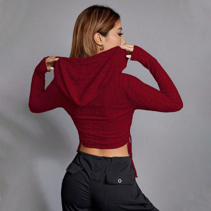 Geneviève Red Short Hood