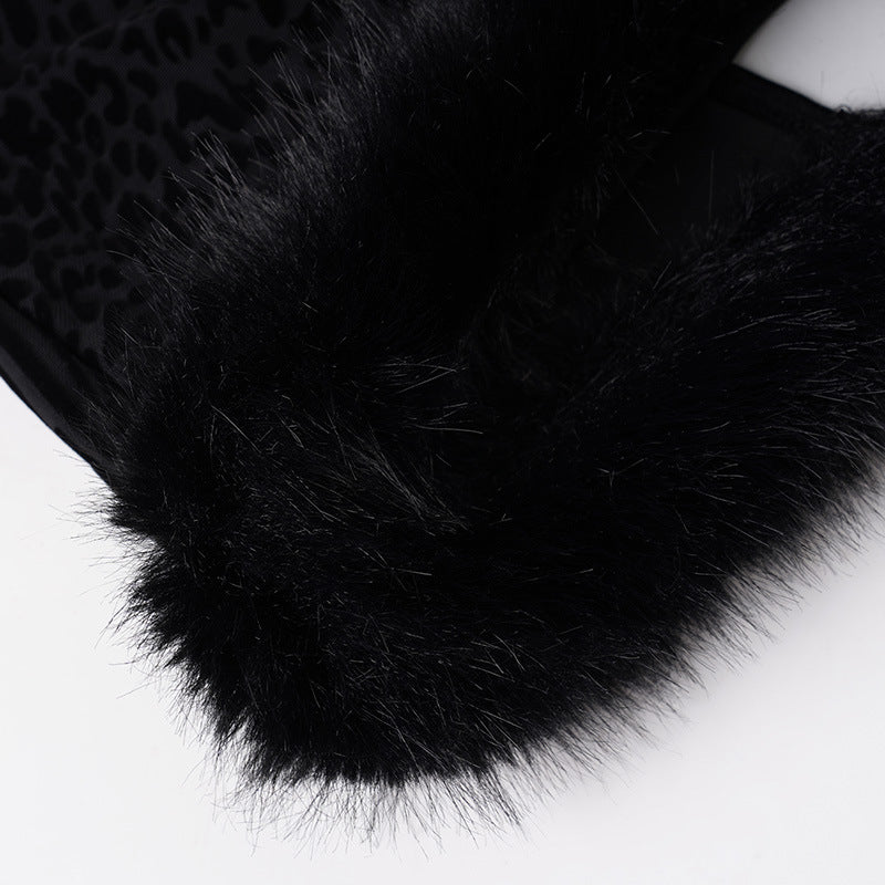 Celyne Sexy Leopard Print Cardigan & Skirt Set