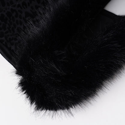 Celyne Sexy Leopard Print Cardigan & Skirt Set