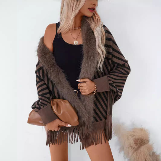 Sylphine Knitted Shawl Cape
