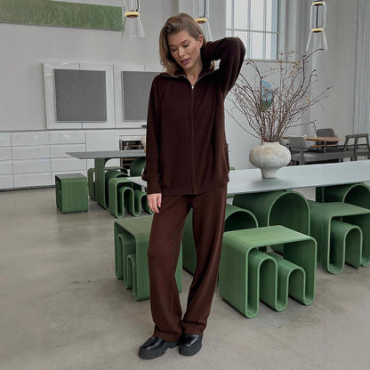 Vailen Cardigan Sweater & Pants Knitting Set