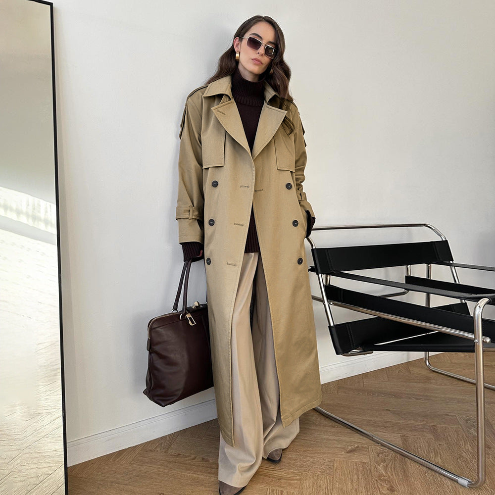 Elyseum Maxi Trench Coat