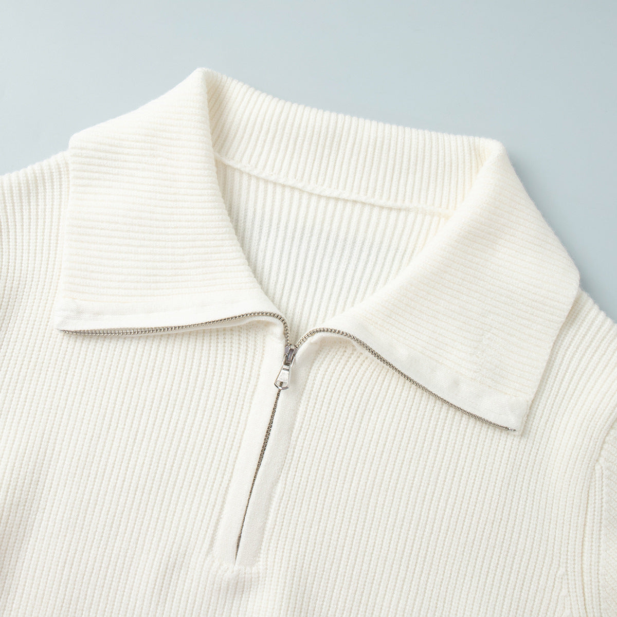 Linnea Half Zipper Knitted Sweater & Pants Set