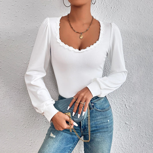 Elira Lace French Top