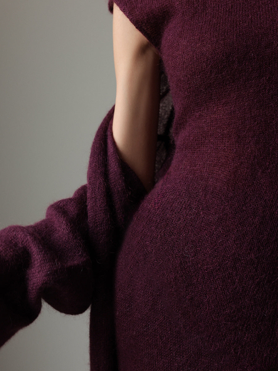 Sablea Knitted Cardigan & Dress Set