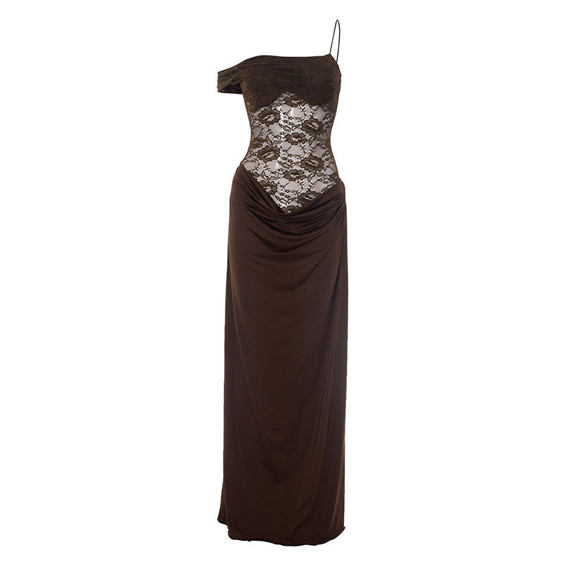 Celine Strap Lace Dress