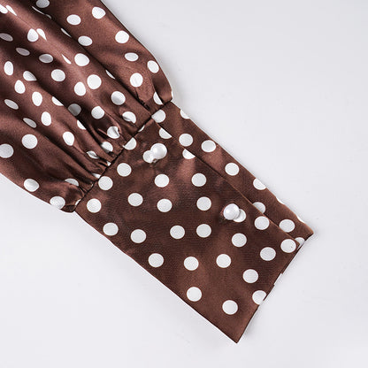 Lysel Elegance Polka Dot Blouse