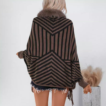 Sylphine Knitted Shawl Cape