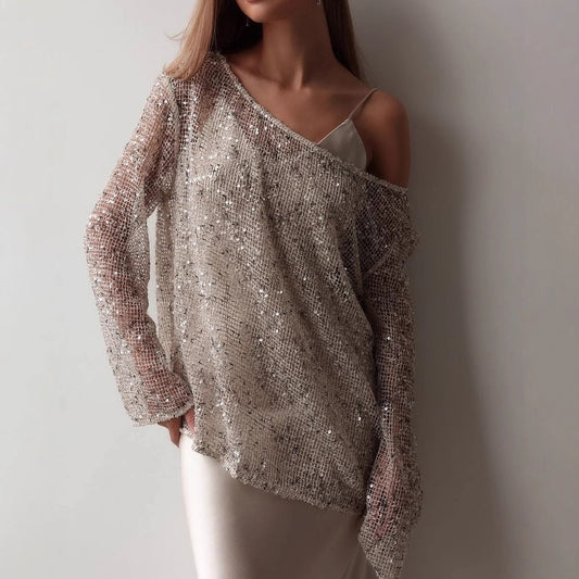 Sabine Sequined Top