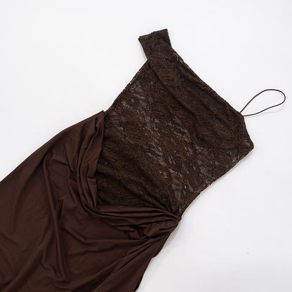 Celine Strap Lace Dress