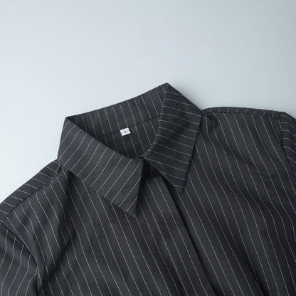 Magnolia Striped Shirt Dress