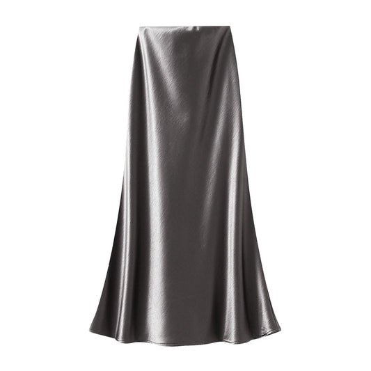 Dahliana Satin Maxi Skirt