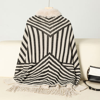 Sylphine Knitted Shawl Cape