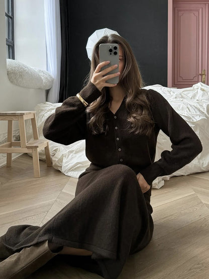 Vivica Sweater Straight Skirt Sets